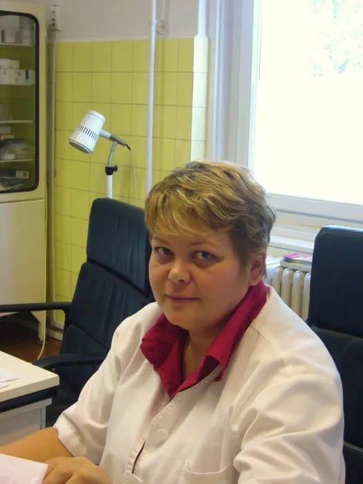 Horváth Krisztina a rendelőben